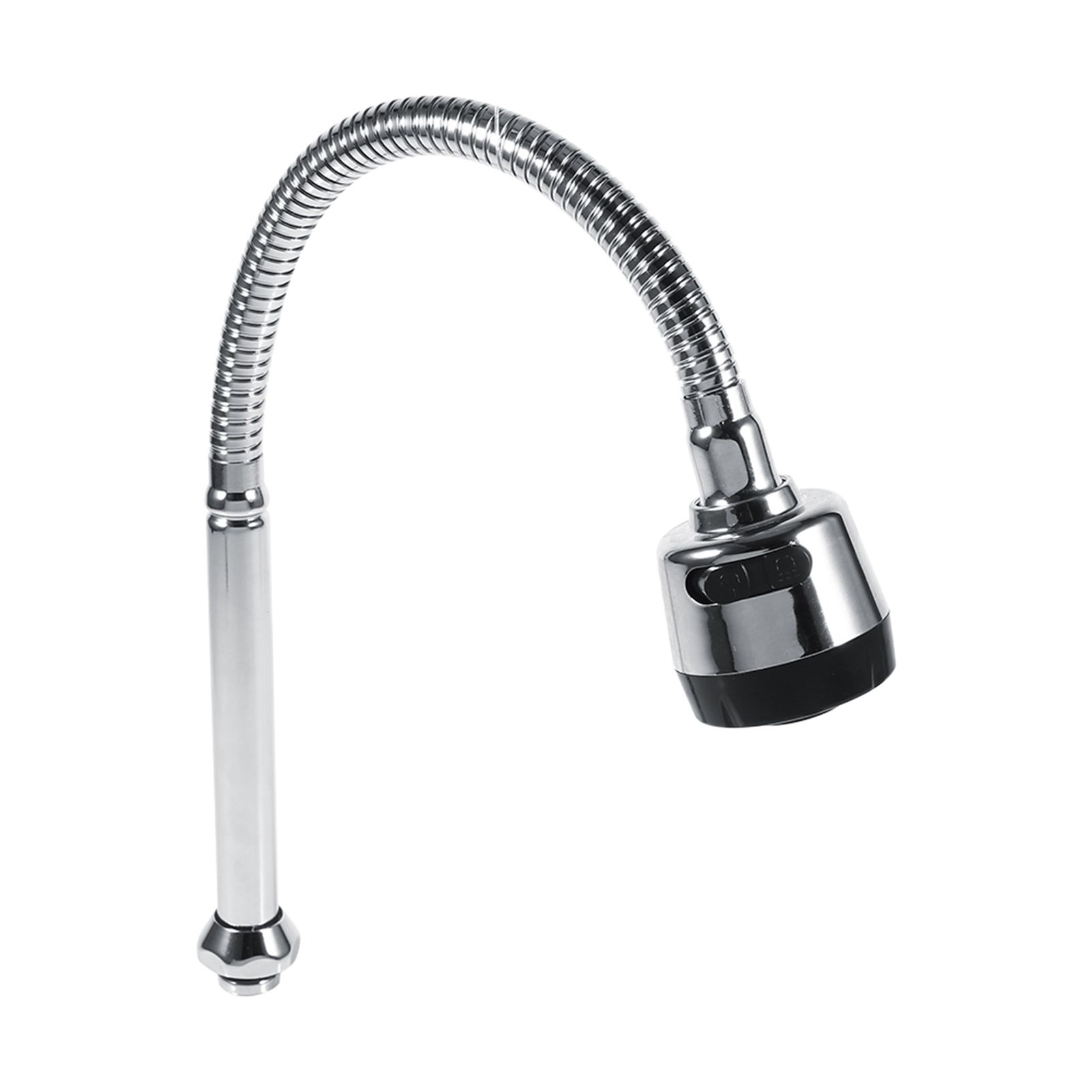 1x 304 Stainless Steel Swivel Spout Kitchen Sink Faucet Pipe Fittings Single view 2