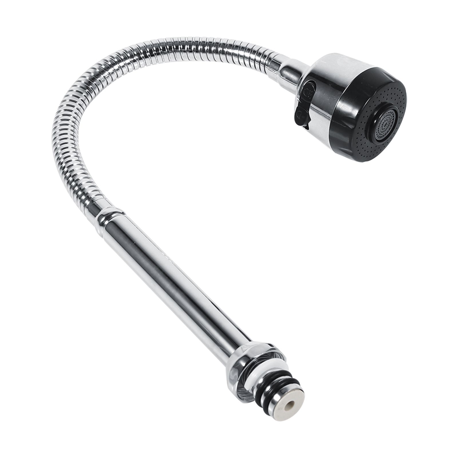 1x 304 Stainless Steel Swivel Spout Kitchen Sink Faucet Pipe Fittings Single view 5