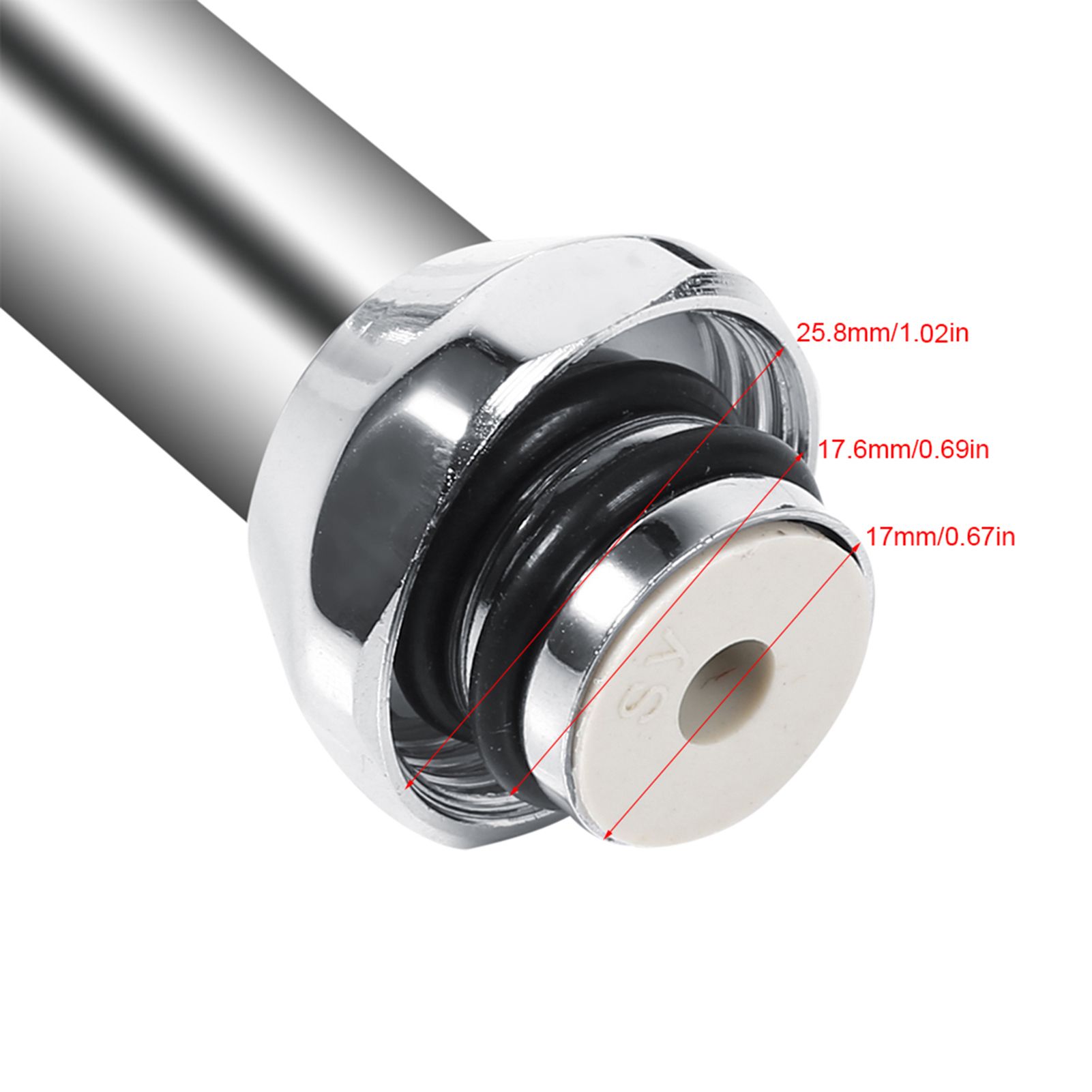 1x 304 Stainless Steel Swivel Spout Kitchen Sink Faucet Pipe Fittings Single view 13