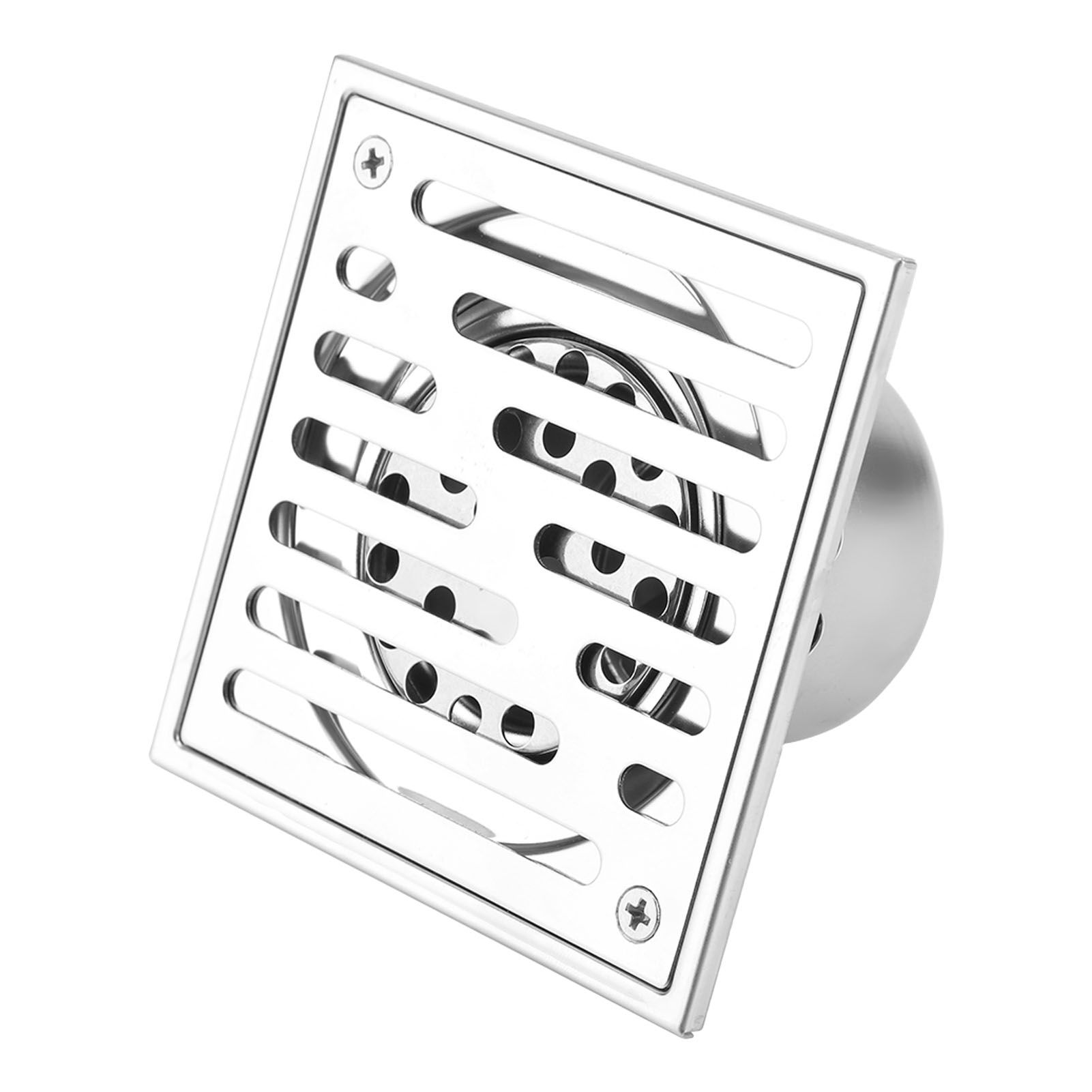 Stainless Steel Square AntiOdor Bathroom Floor Drain Waste Gate Shower Drainer — image 1
