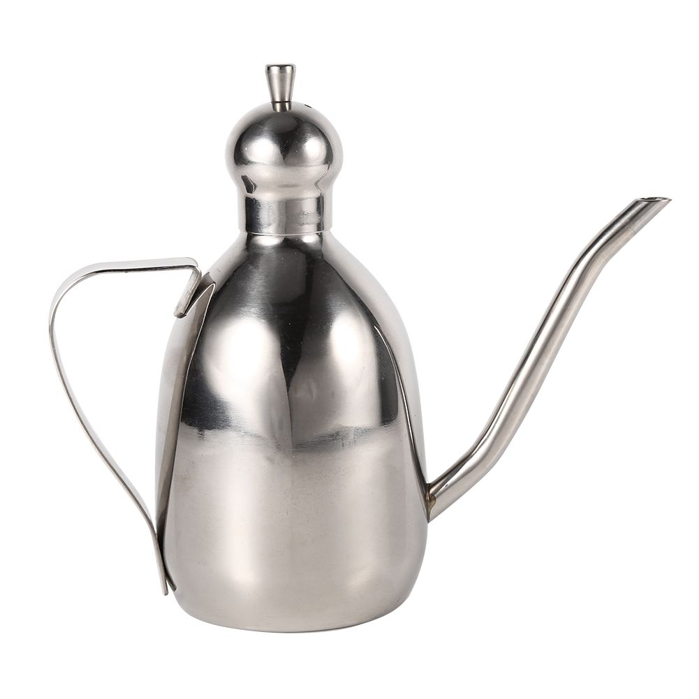 1Pc 0.35L Stainless Steel Olive Oil Dispenser Vinegar Pot Bottle Home Kitchen