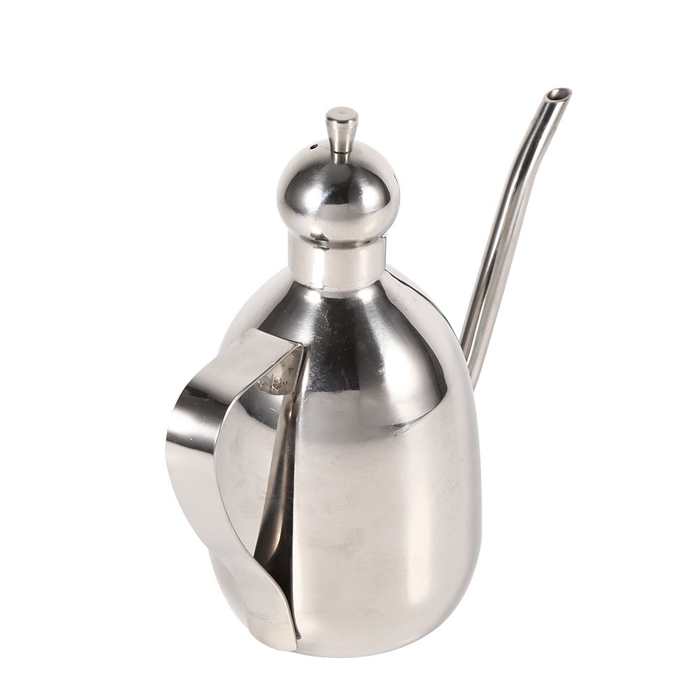 1Pc 0.35L Stainless Steel Olive Oil Dispenser Vinegar Pot Bottle Home Kitchen view 3