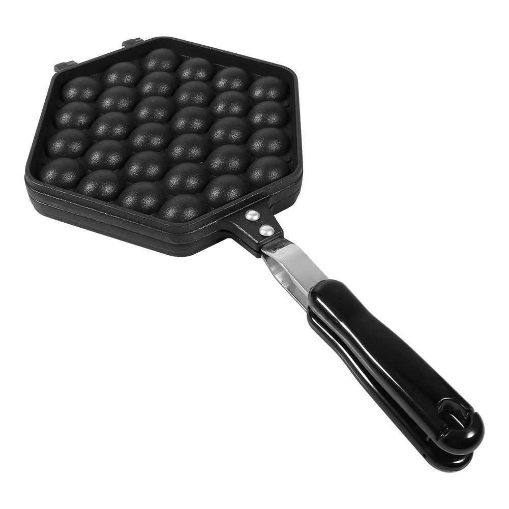 1x Aluminum Alloy NOn stick DIY Eggettes Pan Egg Bubble Cake Baking Mold Plate view 3