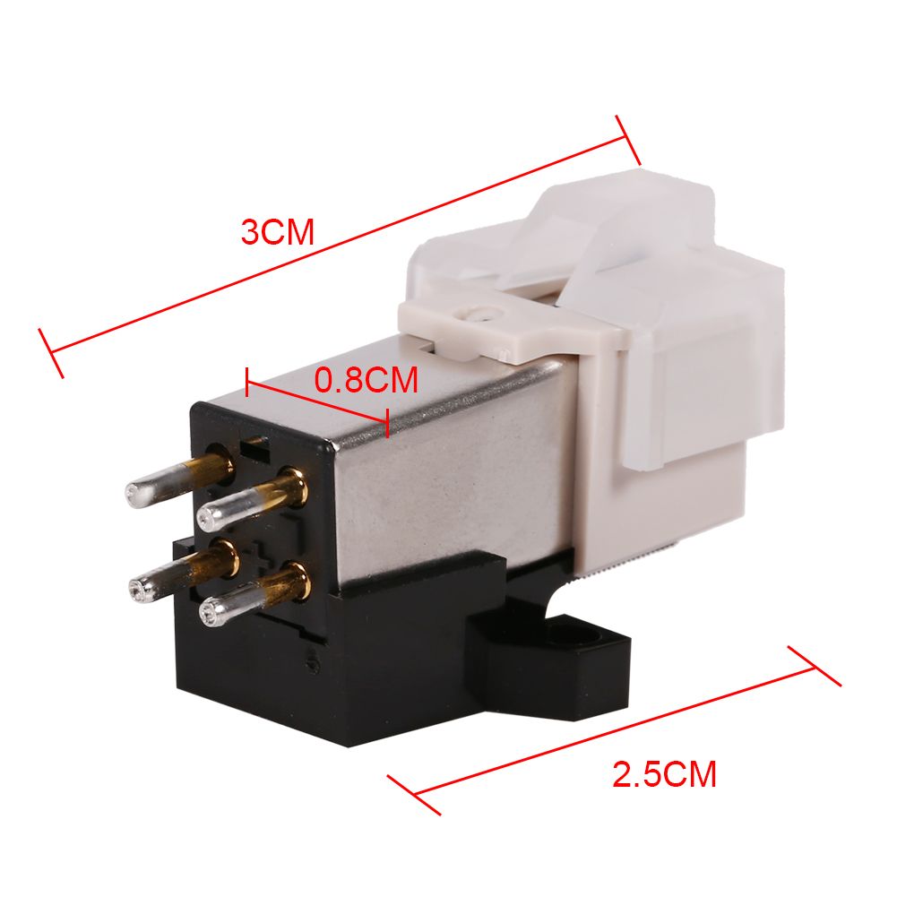 1pc Record Player Phonograph Needle Pickup Stylus Moving Magnet Cartridge with view 4