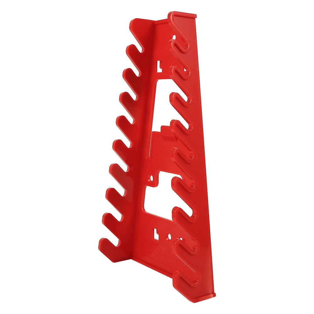 9 Slot Red Plastic Wrench Rack Standard Organizer Holder Storage Tool Wrenches view 6