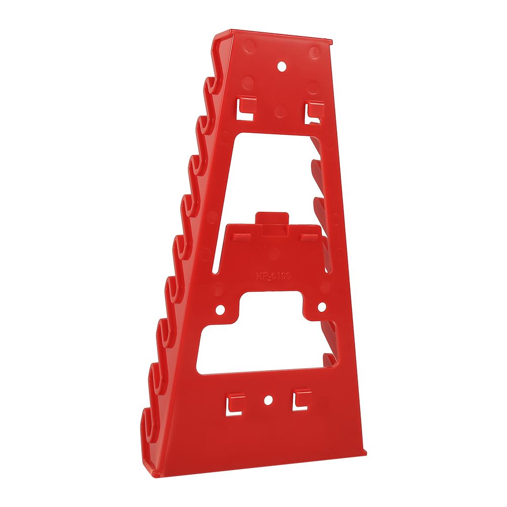 9 Slot Red Plastic Wrench Rack Standard Organizer Holder Storage Tool Wrenches view 7