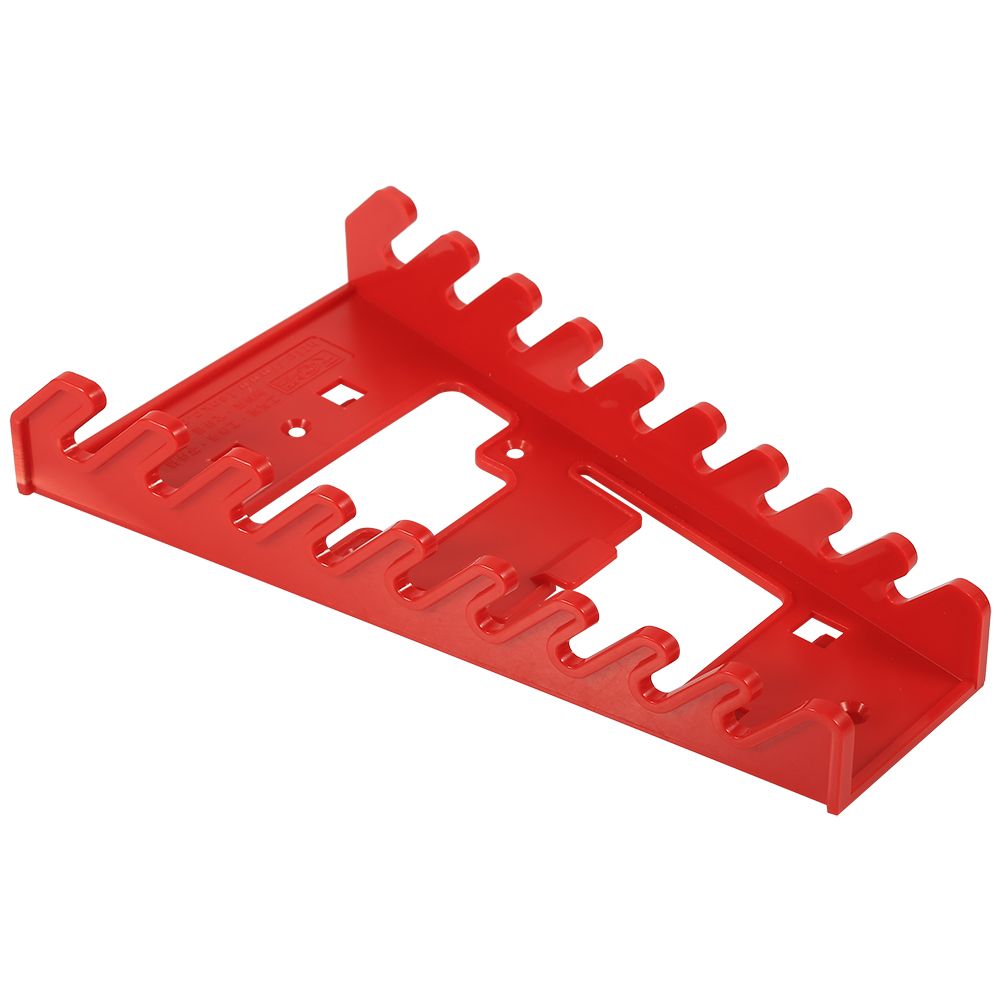 9 Slot Red Plastic Wrench Rack Standard Organizer Holder Storage Tool Wrenches view 8