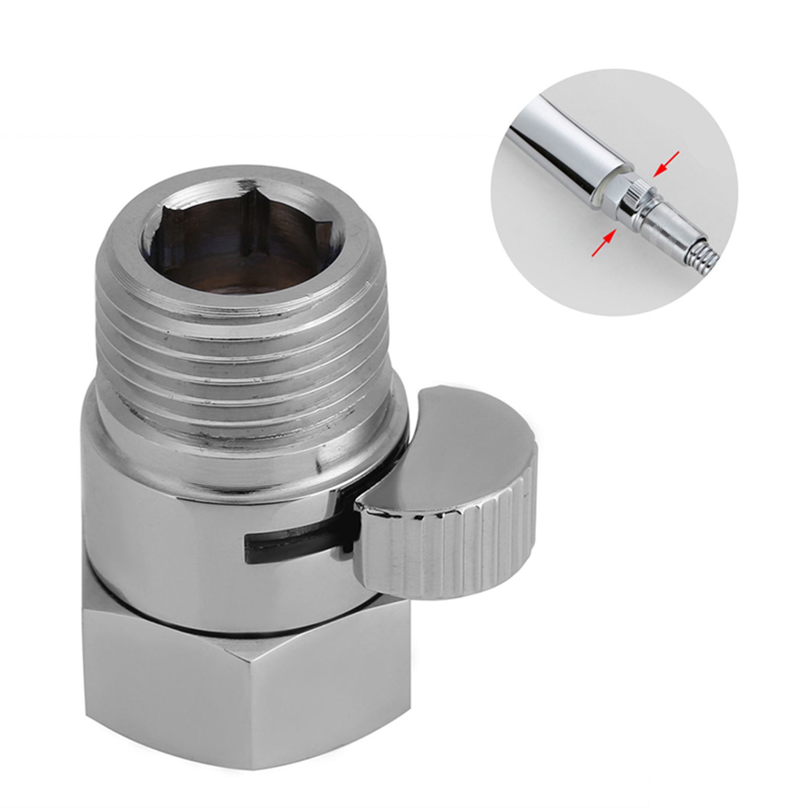 G1/2 Flowing Contol Shut OFF Water Saver Valve For Shower Head Hand Bidet view 11