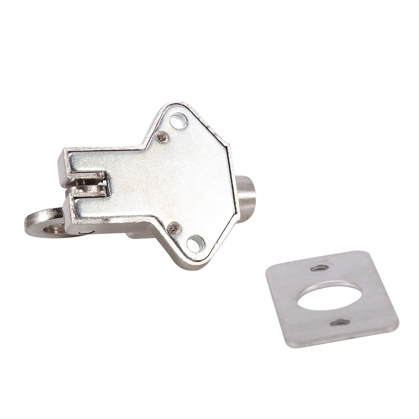 Window Gate Security Pull Ring Spring Bounce Door Bolt Aluminum Latch Lock view 15