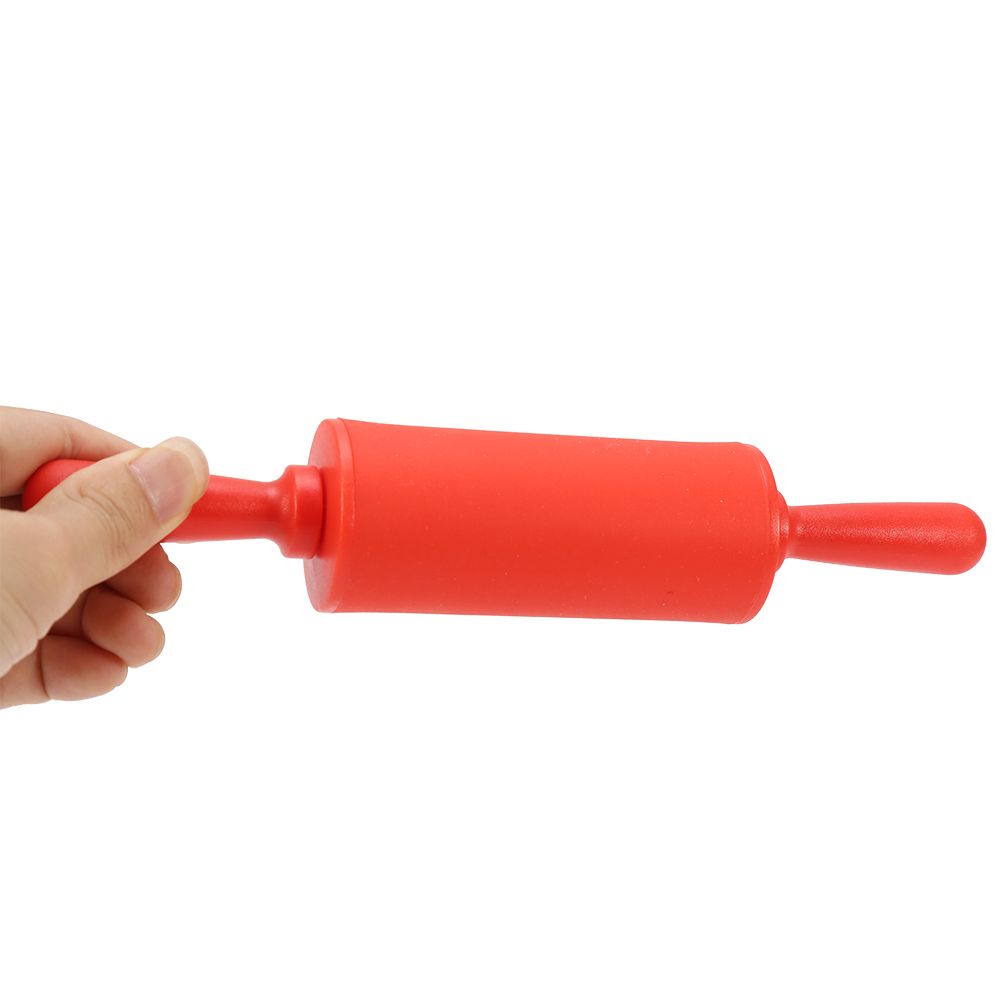 New NOn stick Silicone Rolling Pin Pastry Dough Roller Baking Tool with view 3