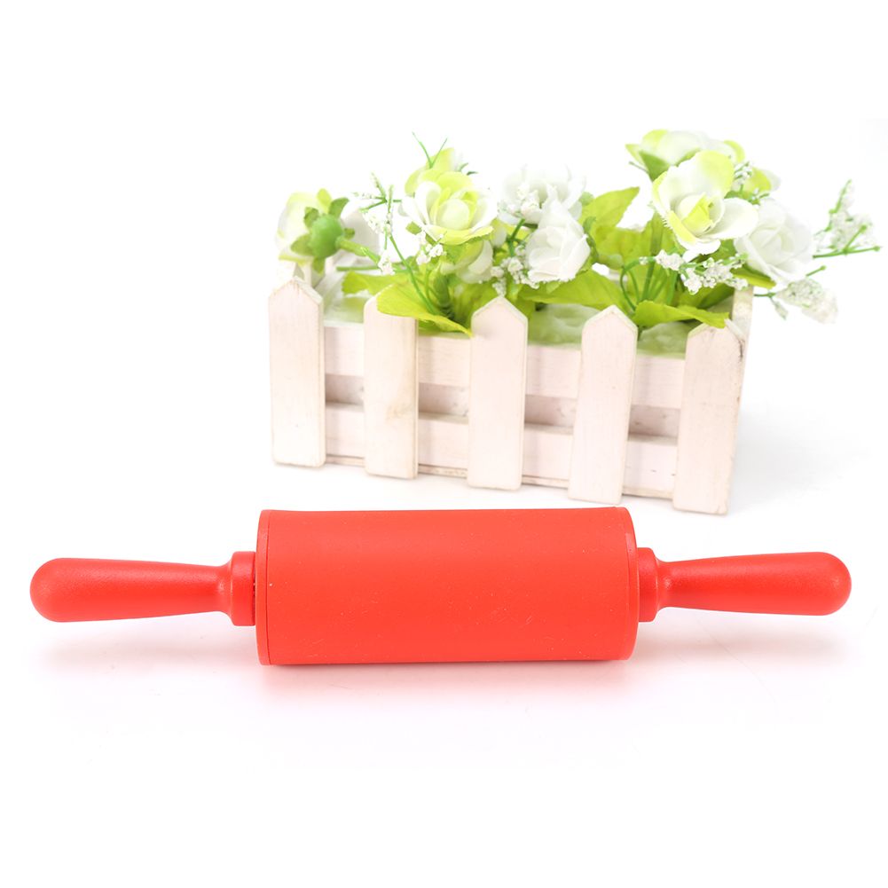 New NOn stick Silicone Rolling Pin Pastry Dough Roller Baking Tool with view 5