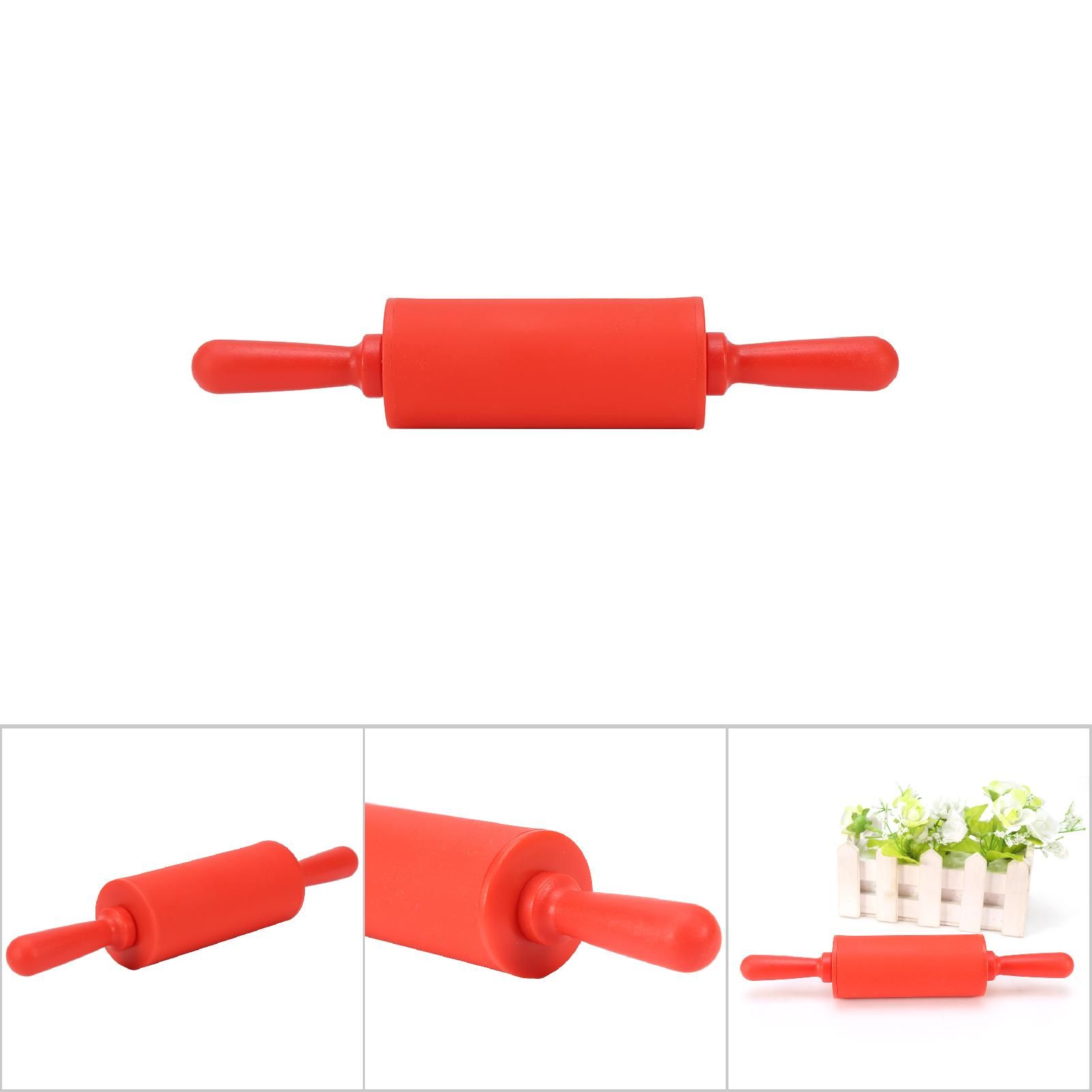 New NOn stick Silicone Rolling Pin Pastry Dough Roller Baking Tool with view 6