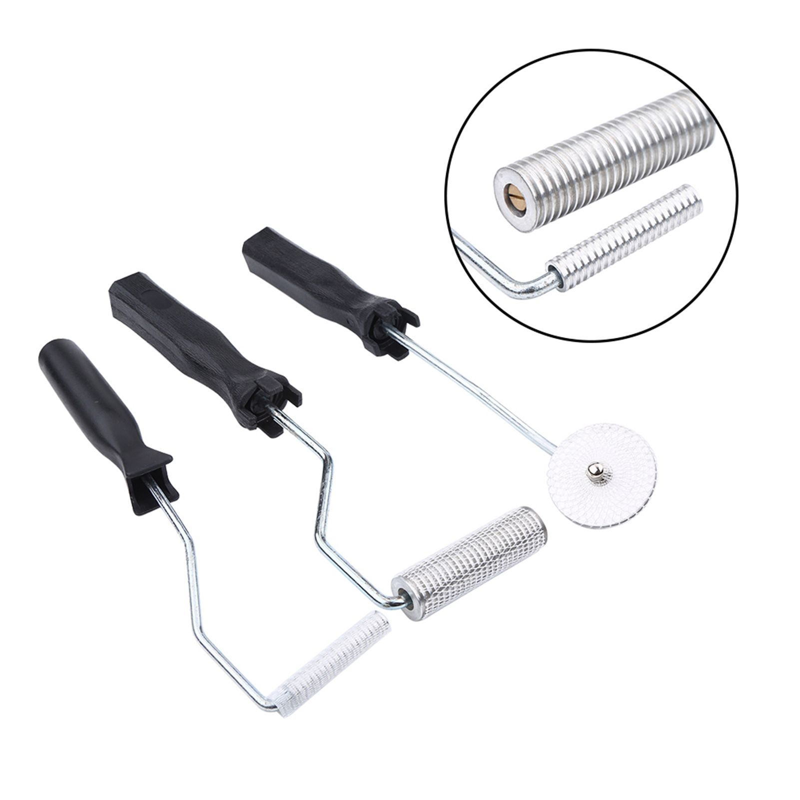 3Pcs/set Aluminum Alloy Fiberglass Bubble Paddle Tool Laminating Roller Kit view 14