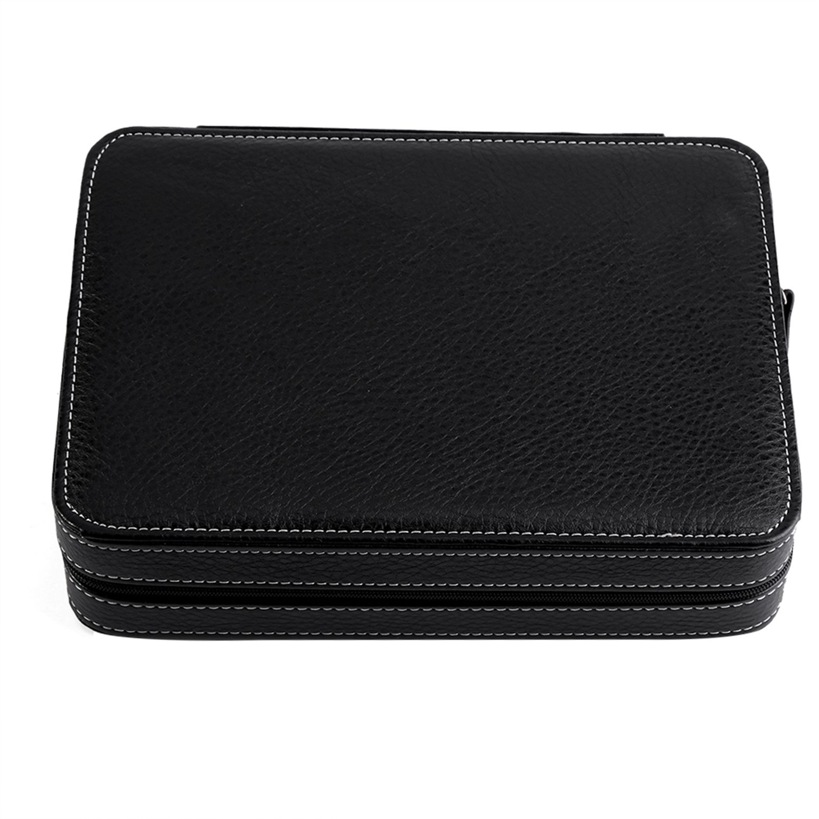 1Pc 8 Grids Watch Display Storage Box Portable Zippered Travel Collector Case
