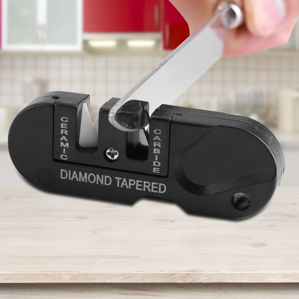Multi functional Home Kitchen Knife Knives Folding Ceramic Tapered Sharpener view 13