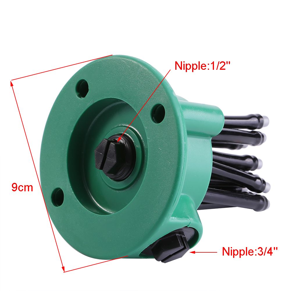 2Pcs Garden Plants Vegetable Adjustable Watering Sprinkler Multi use Lawn view 10