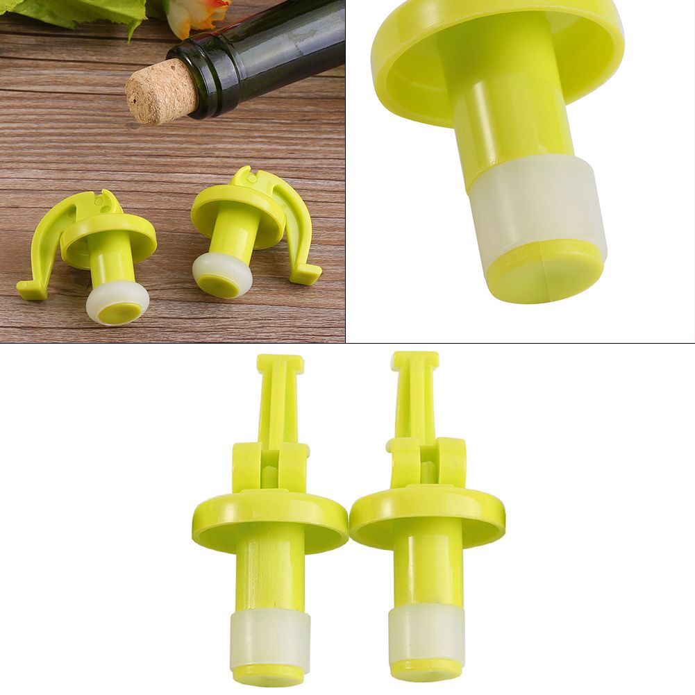 2pcs set Silicone Wine Beer Cover Air tight Sealed Bottle Cap Stopper Beverage view 10