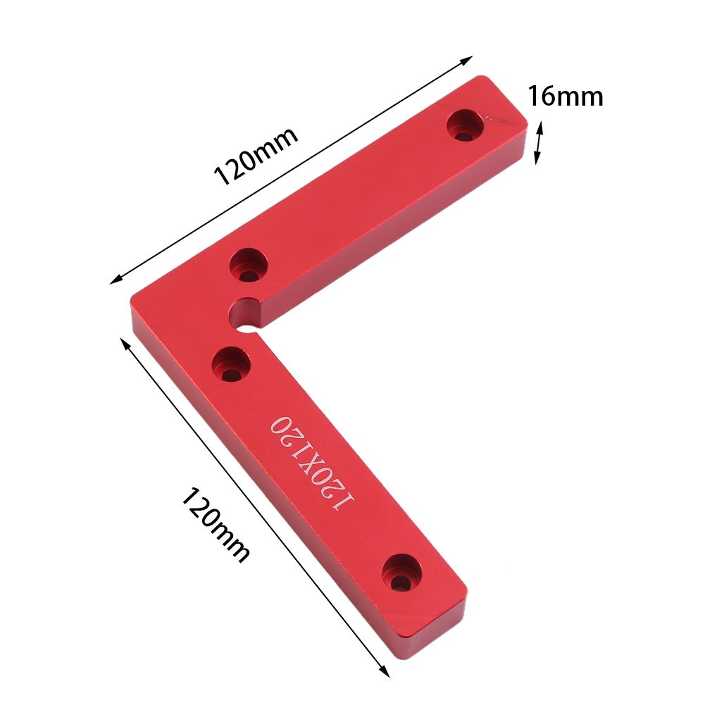 Aluminium Alloy L Shape 90 Degree Right Angle Corner Clamp Wood Metal Welding view 2