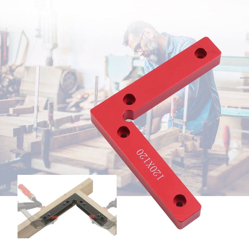 Aluminium Alloy L Shape 90 Degree Right Angle Corner Clamp Wood Metal Welding view 5