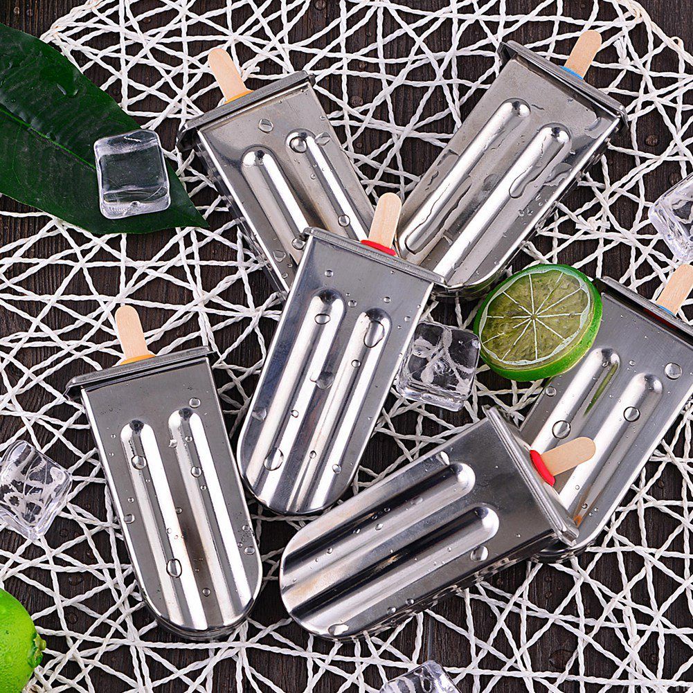 Ice Lolly Mold Stainless Steel Popsicle Mold Ice Cream Mould with Stainless view 8