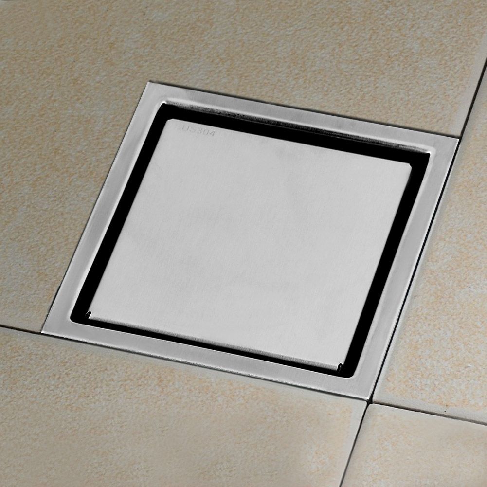 Home Stainless Steel Square Shape Anti odor Bathroom Floor Drain Waste Gate view 4