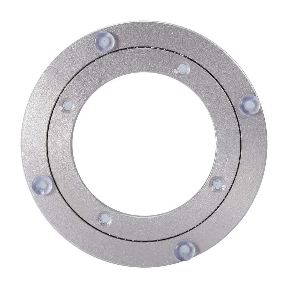 Heavy Duty Aluminium Alloy Rotating Bearing Plate Turntable Round Dining Table view 2