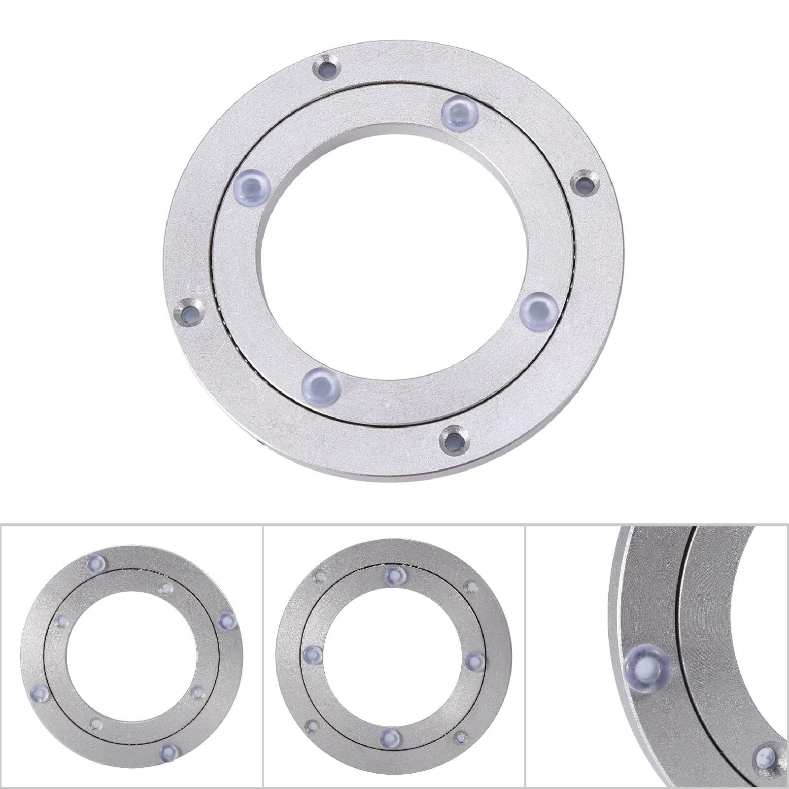 Heavy Duty Aluminium Alloy Rotating Bearing Plate Turntable Round Dining Table view 7