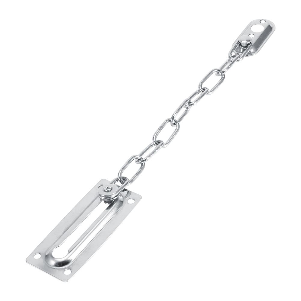 Stainless Steel Safety Guard Door Chain Security Lock Latch With Screws(Silver) view 4