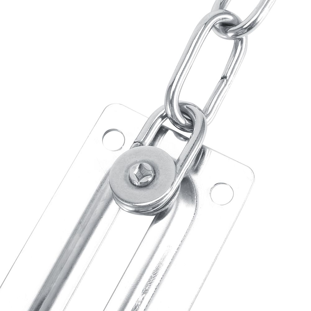 Stainless Steel Safety Guard Door Chain Security Lock Latch With Screws(Silver) view 5