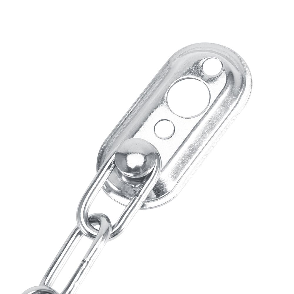 Stainless Steel Safety Guard Door Chain Security Lock Latch With Screws(Silver) view 6