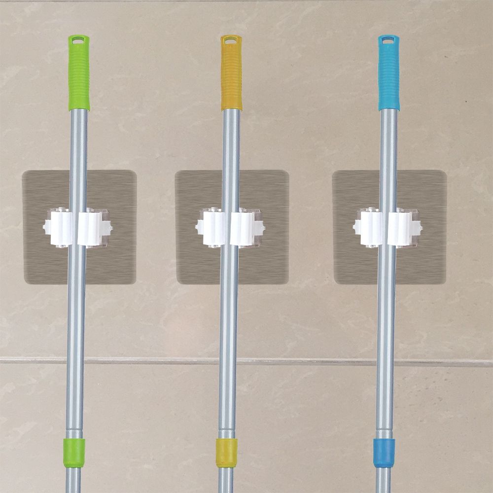 Mop Broom Gripper Holder Hooks view 5