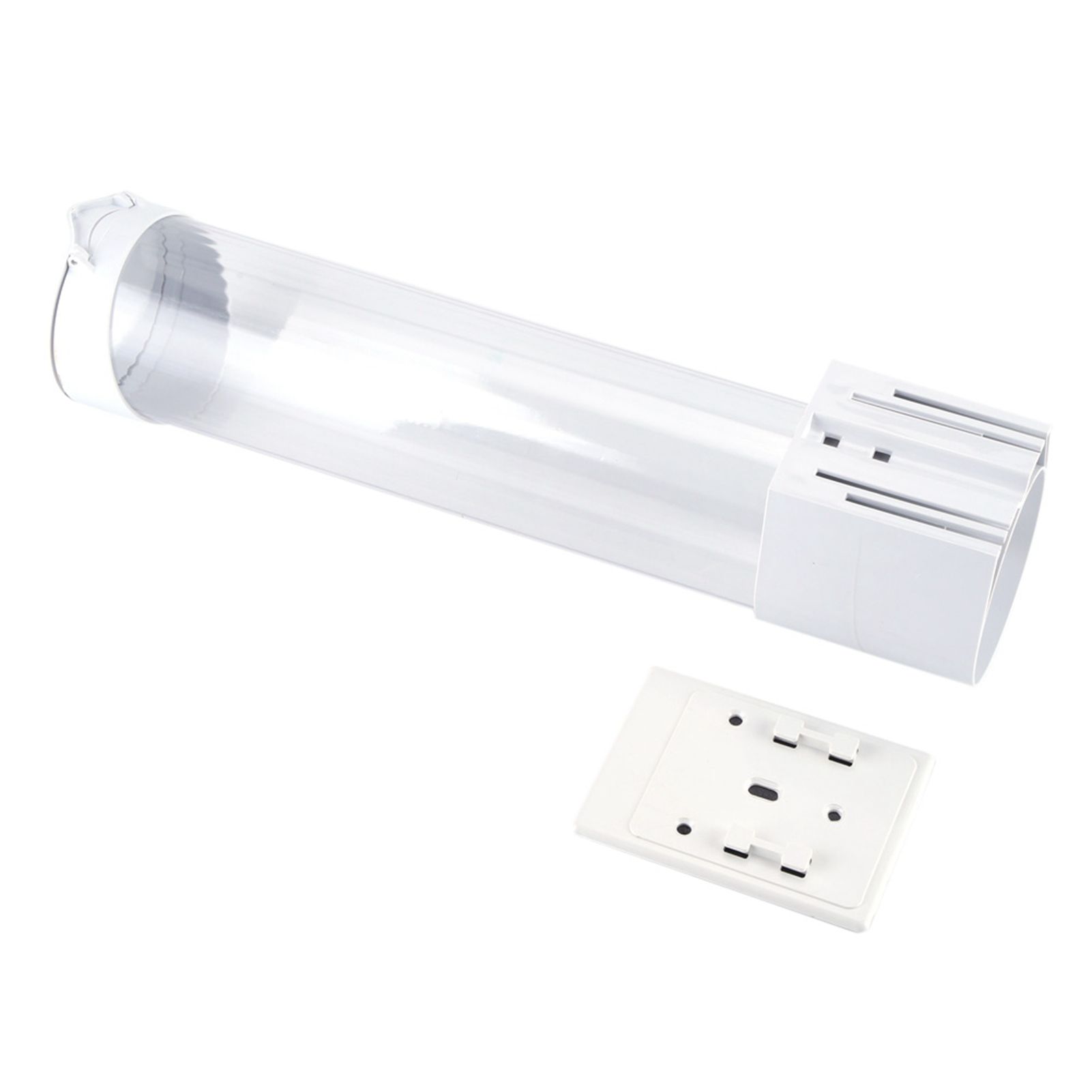 Anti Dust Paper Cup Dispenser Plastic Holder 7.5cm 50 Cups Convenient Container view 10