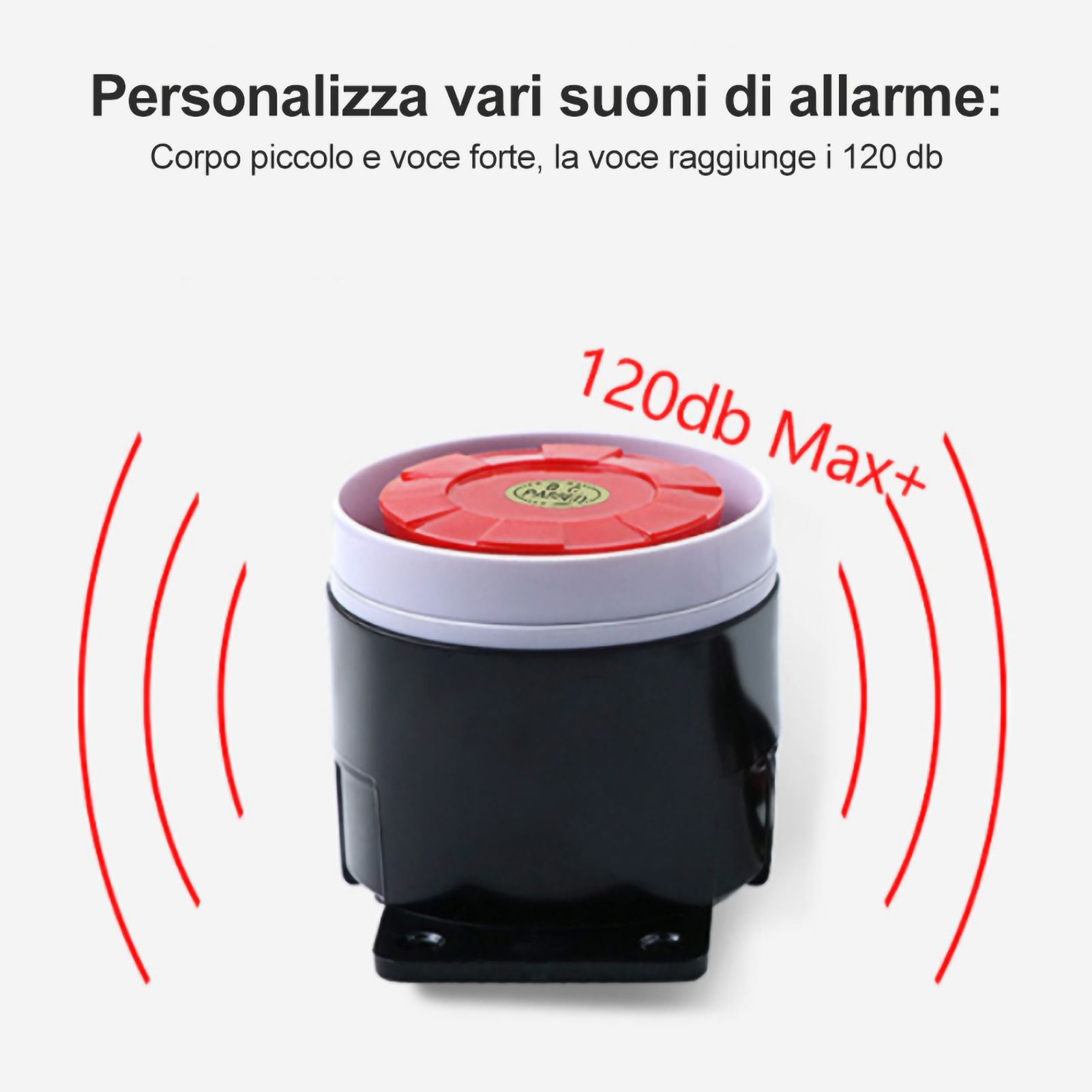 DC 12V Wired Mini Alarm Horn Home Security 110 dB Sound Alarming System view 10