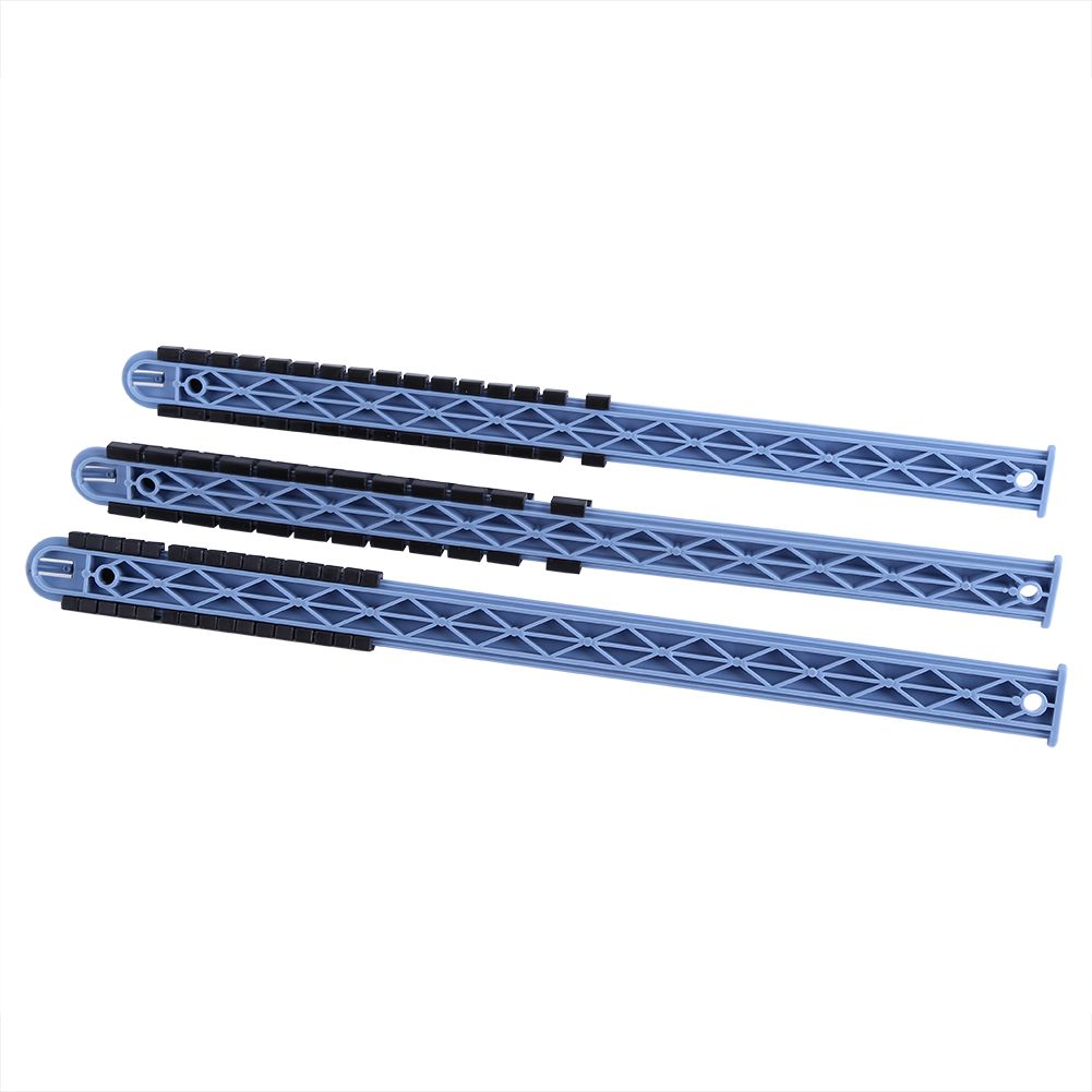 3Pcs 1/4" 3/8" 1/2" Plastic Wall Mounted Socket Storage Rack Divider Rail Tray view 7