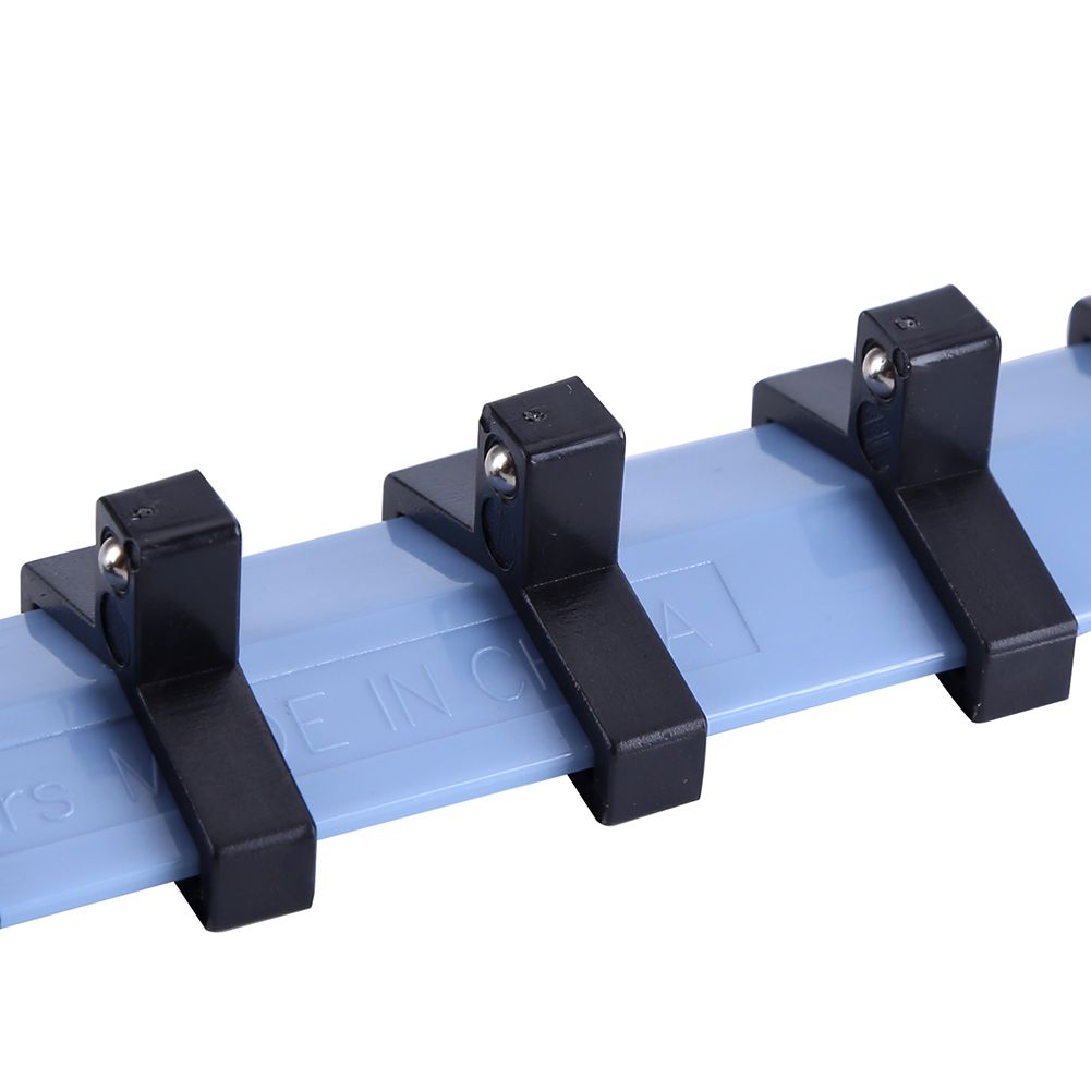 3Pcs 1/4" 3/8" 1/2" Plastic Wall Mounted Socket Storage Rack Divider Rail Tray view 11