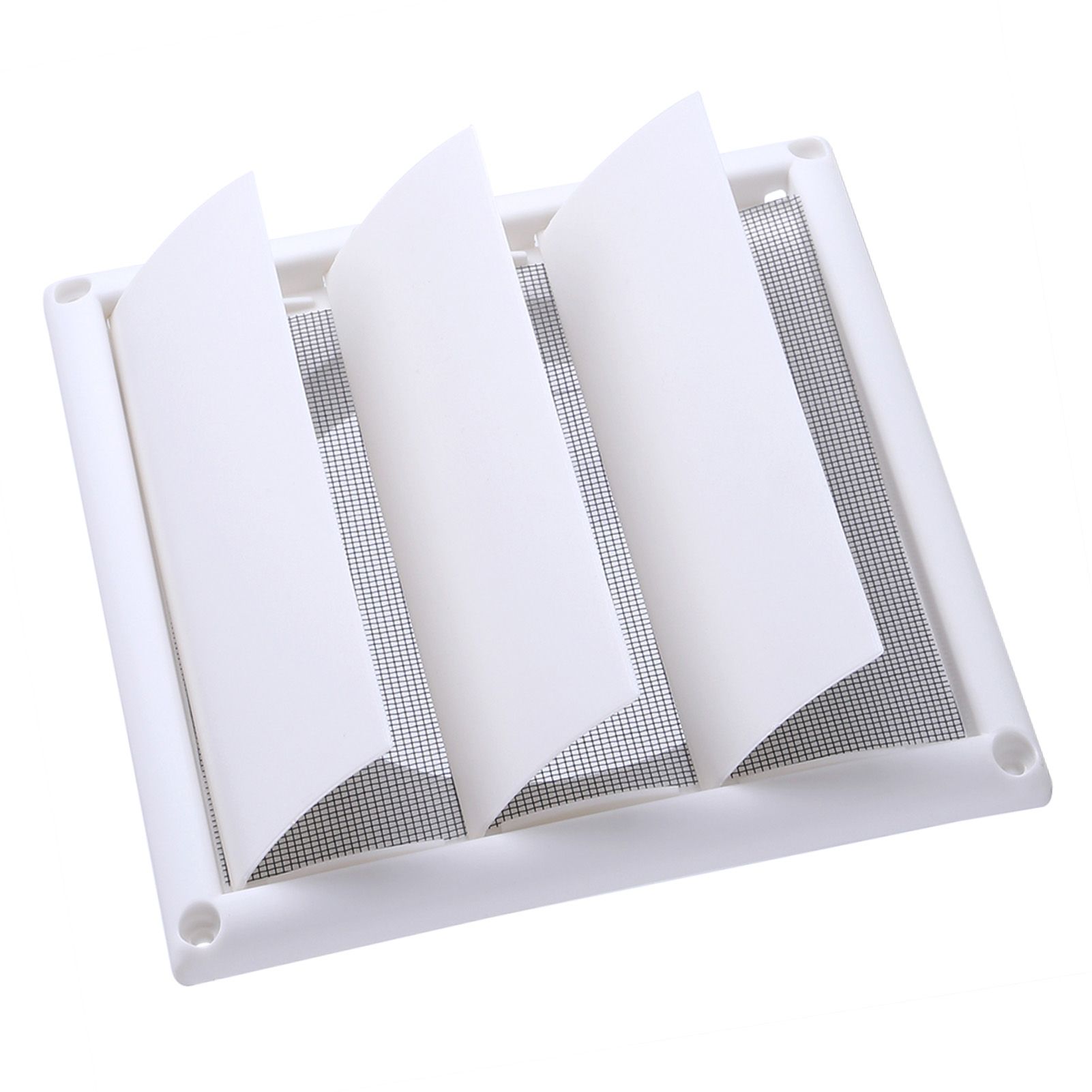 1 PC Plastic Air Vent Grille Cover 3 Flaps Wall Duct Ventilation Grill With view 5