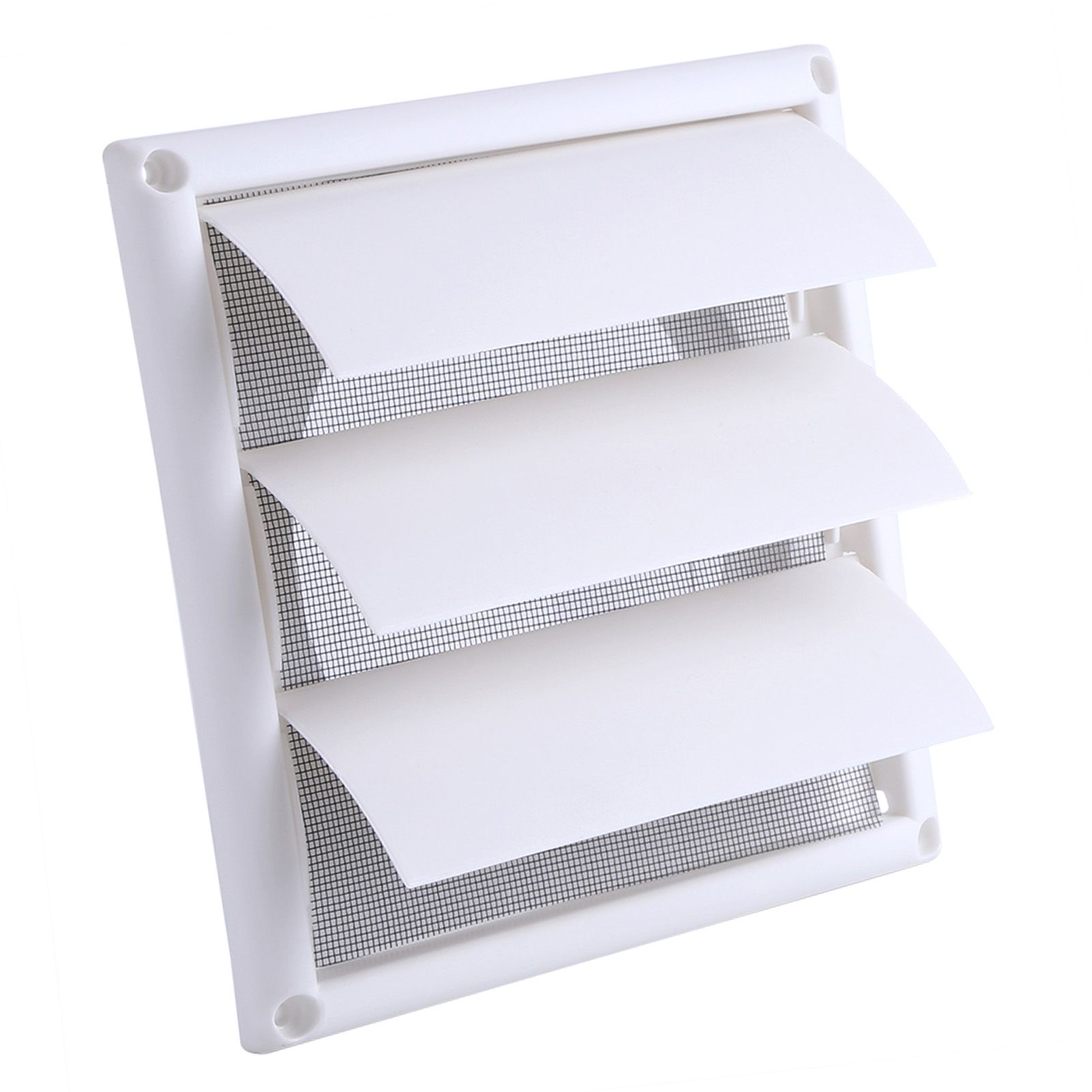 1 PC Plastic Air Vent Grille Cover 3 Flaps Wall Duct Ventilation Grill With view 8