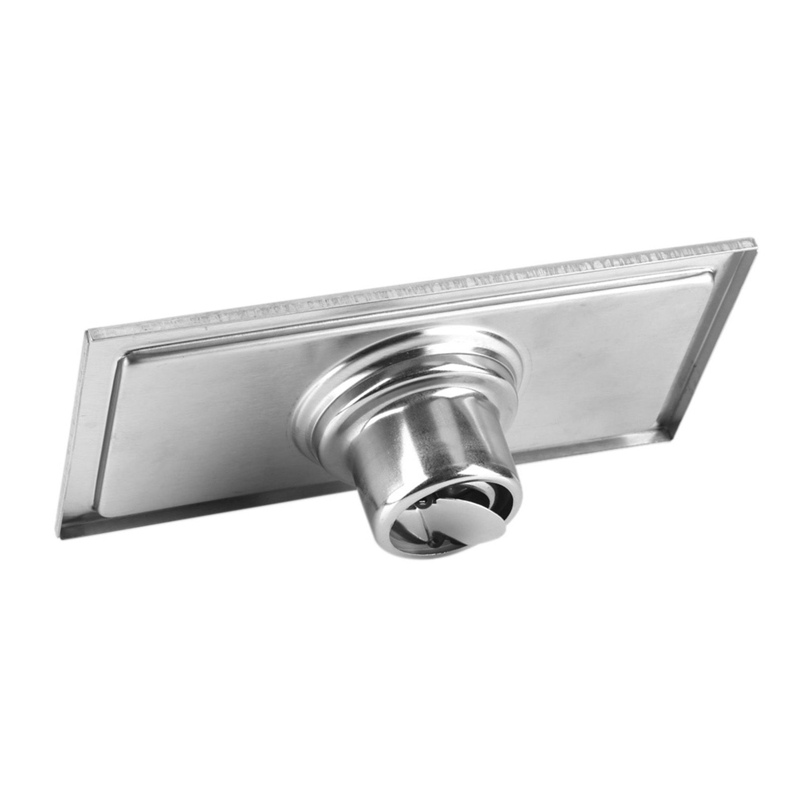 20x10cm Rectangle Stainless Steel Floor Drain Bathroom Shower Kitchen Waste Grate view 3