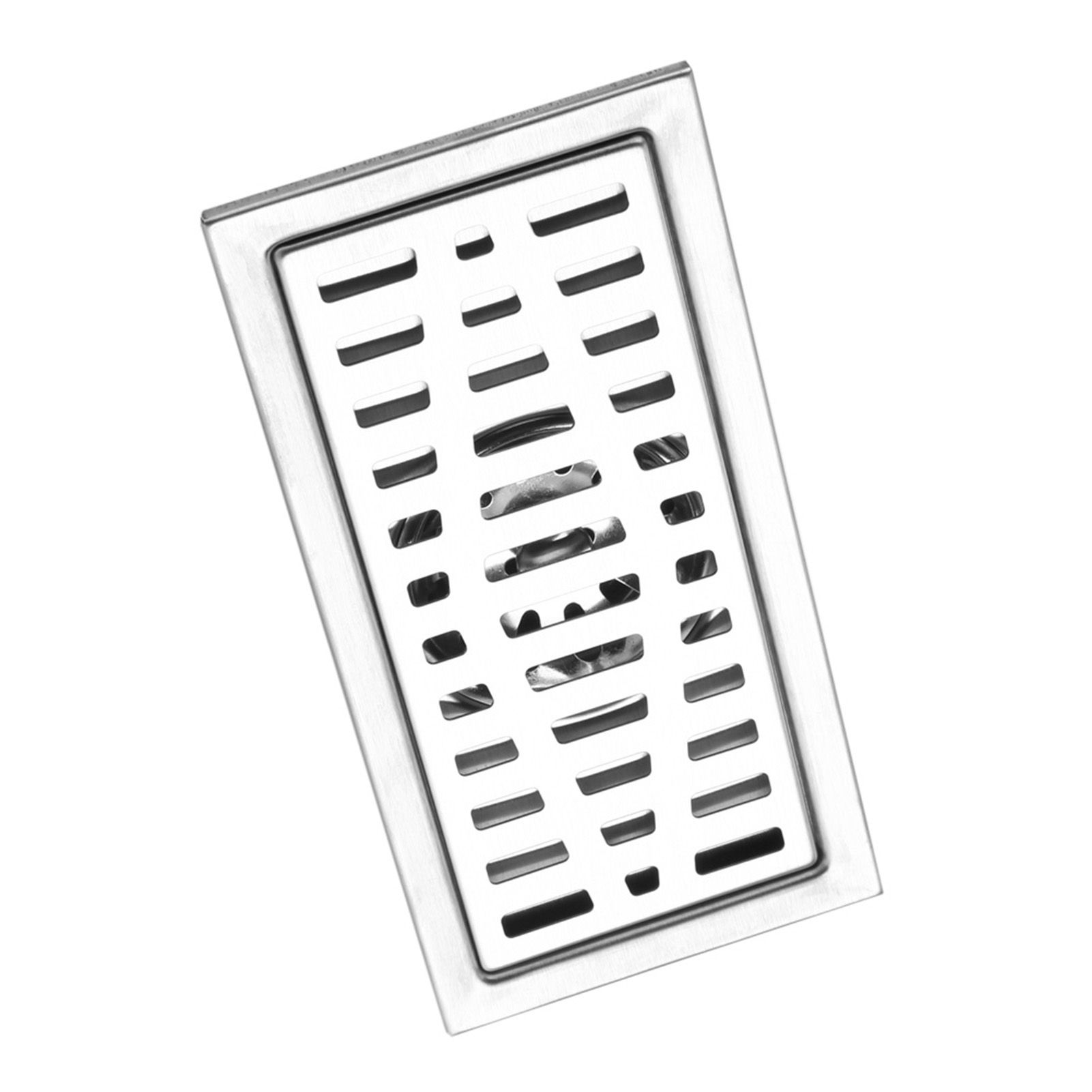 20x10cm Rectangle Stainless Steel Floor Drain Bathroom Shower Kitchen Waste Grate view 8
