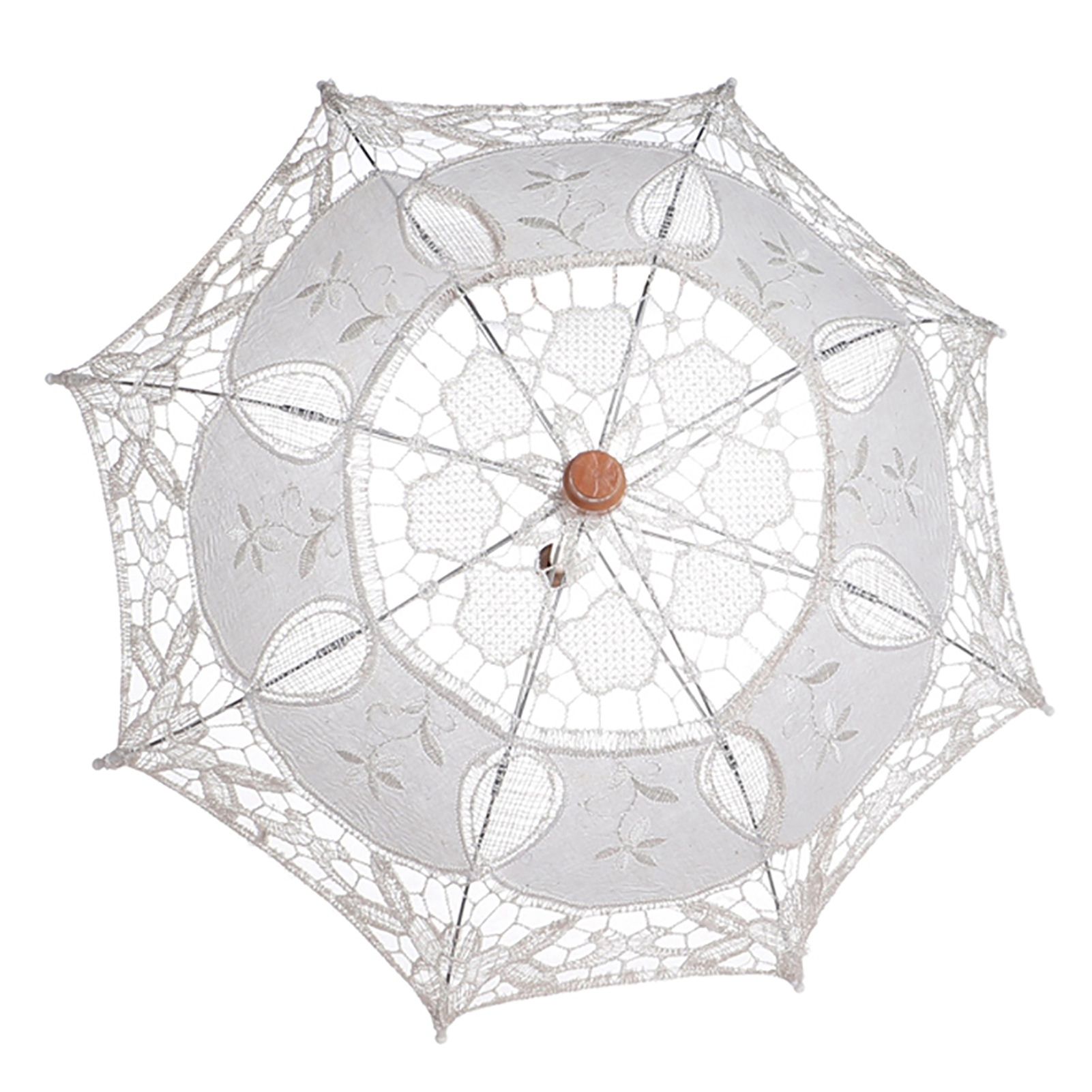 Lady Wedding Lace Umbrella Parasol Sun Umbrellas Party Bridal Photo Taking view 3