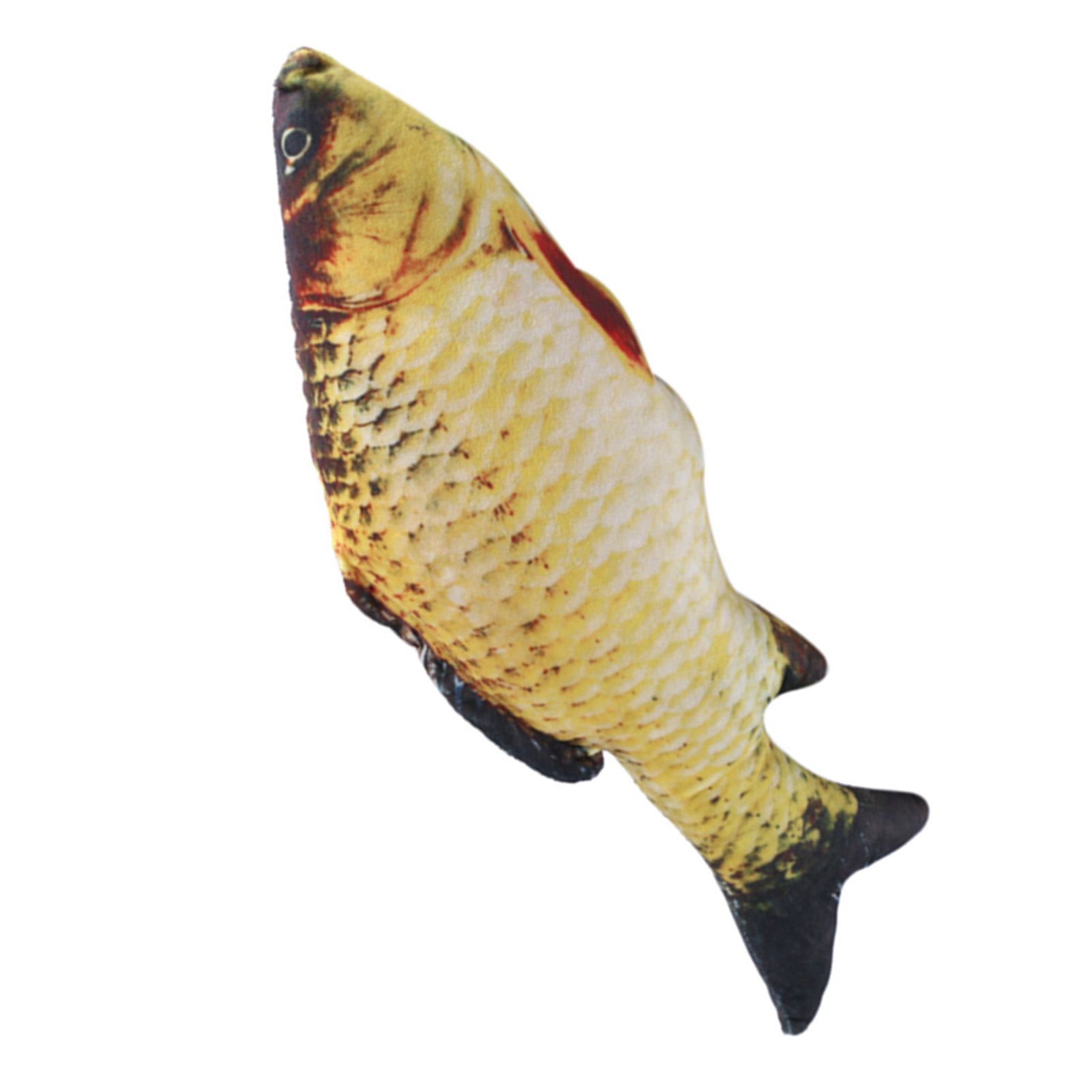 Creative 3D Carp Fish Shape Simulation Cushion Throw Pillow Children Gift Sofa view 3