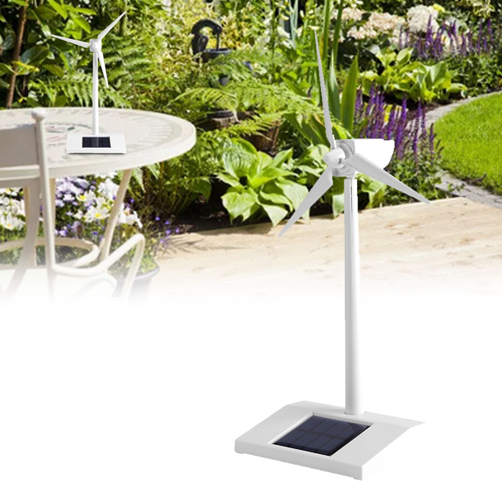 Mini Solar Energy Wind Mill Toy Kids Children Science Teaching Tool Home view 11