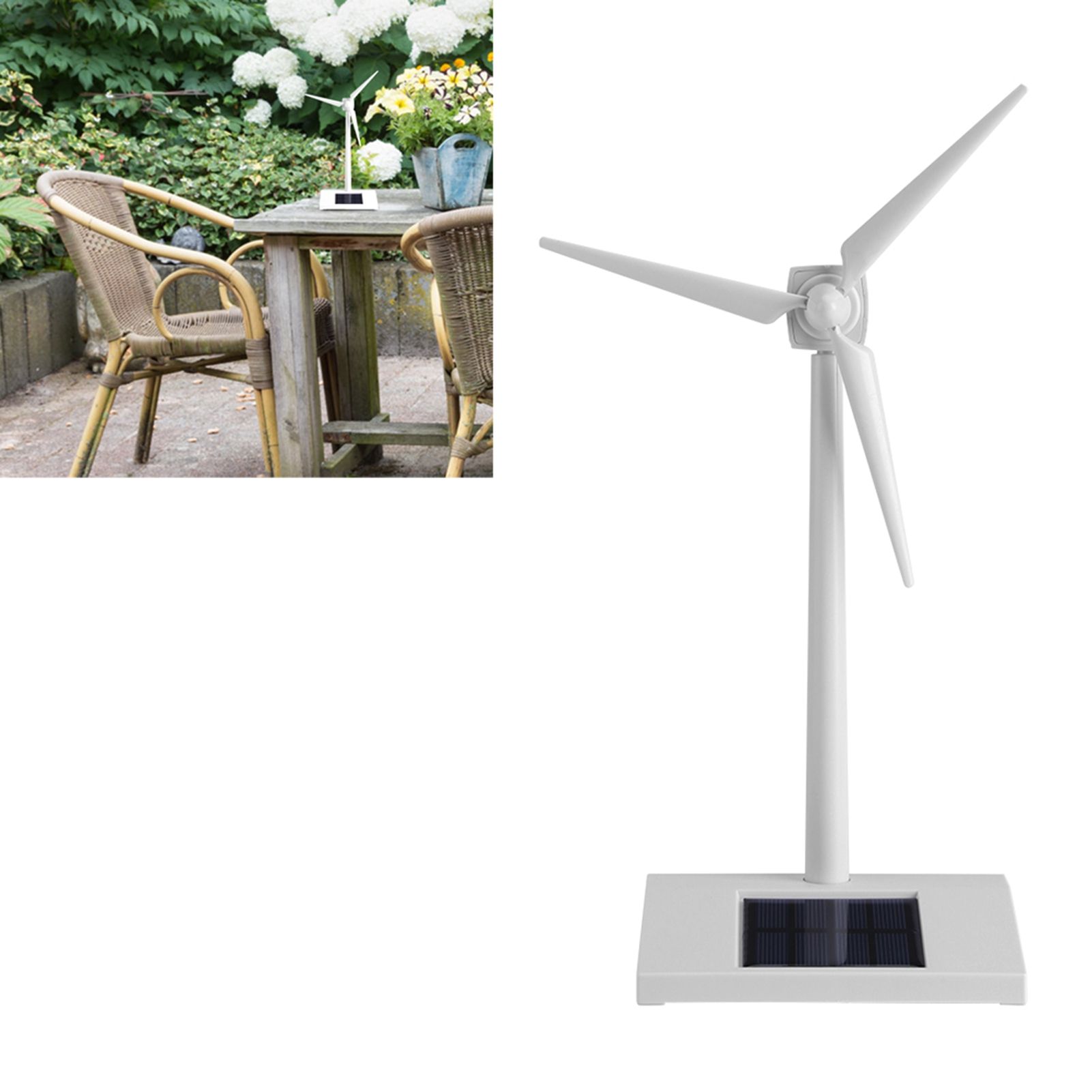 Mini Solar Energy Wind Mill Toy Kids Children Science Teaching Tool Home view 12