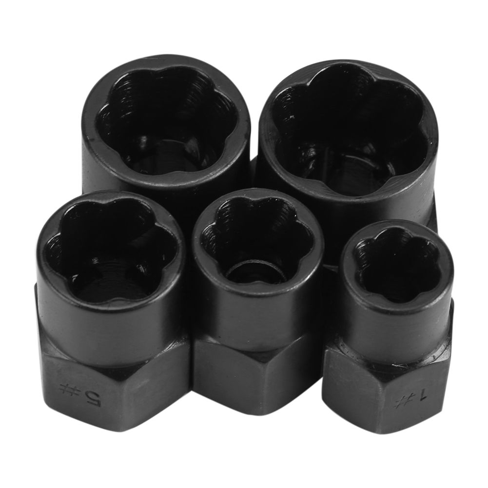 10 Pieces Damaged Bolt Nut Screw Remover Extractor Removal Set Threading Tools Kit view 8