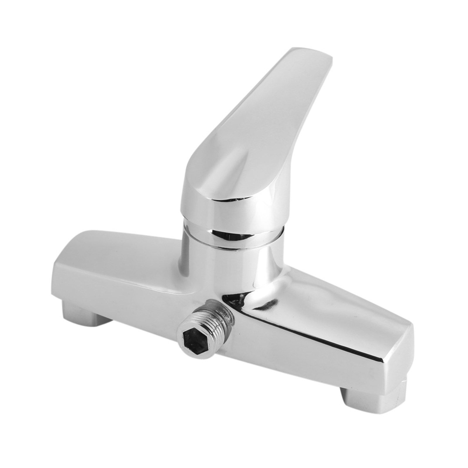 Zinc Alloy Bathroom Bathtub Single Handle Faucet Wall Mounted Bath Shower view 6