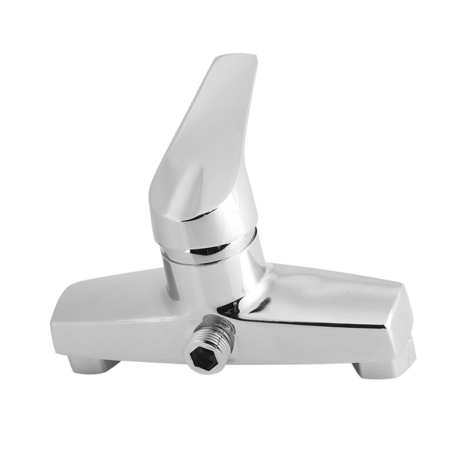 Zinc Alloy Bathroom Bathtub Single Handle Faucet Wall Mounted Bath Shower view 7