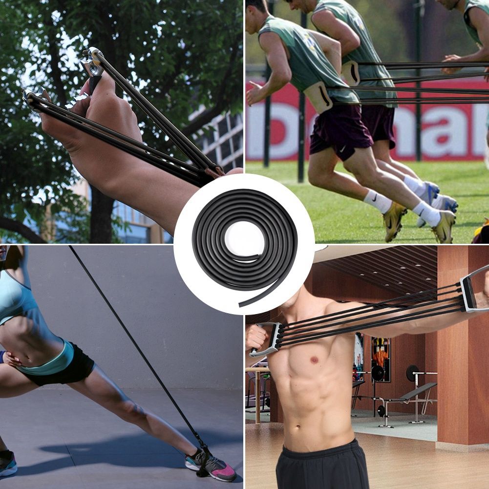 6x9mm Natural Latex Rubber Band Fitness Muscles Rally Exercise Outdoor view 7