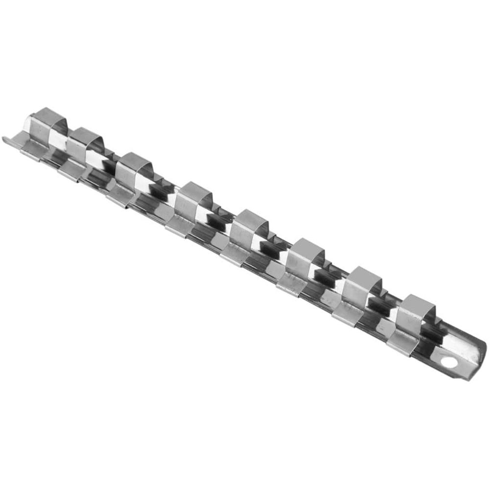 Carbon Steel 8 Socket Rack Storage Divider Rail Tray Holder Shelf Stand Tool view 3