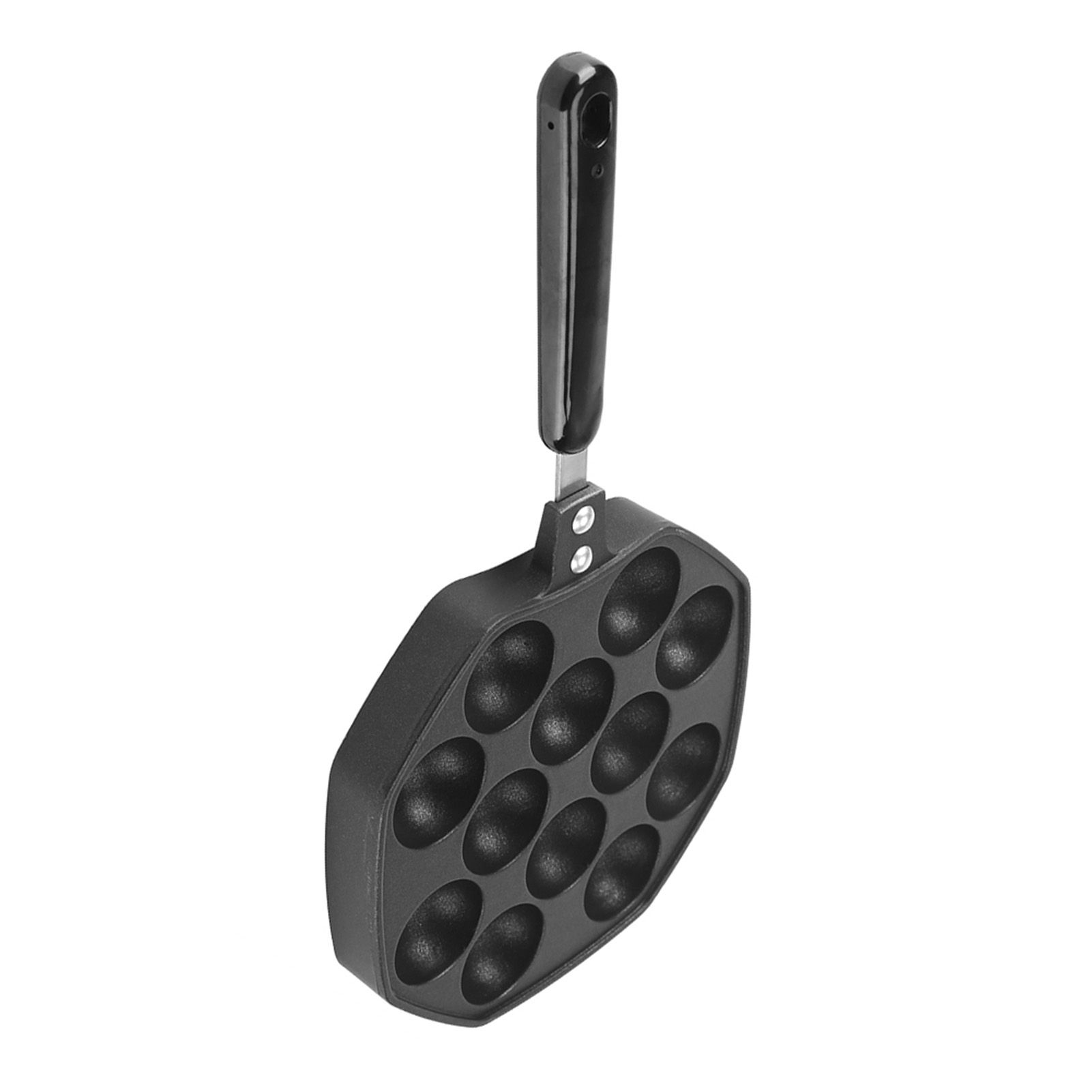 12 Cavities Aluminum NOn stick Takoyaki Grill Pan Plate Octopus Ball Pancake view 3