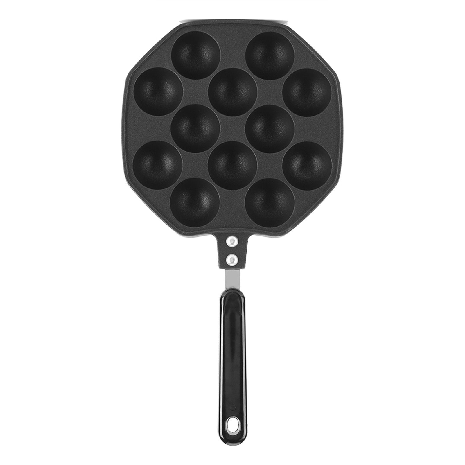 12 Cavities Aluminum NOn stick Takoyaki Grill Pan Plate Octopus Ball Pancake view 5
